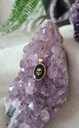 Collier crâne doré 