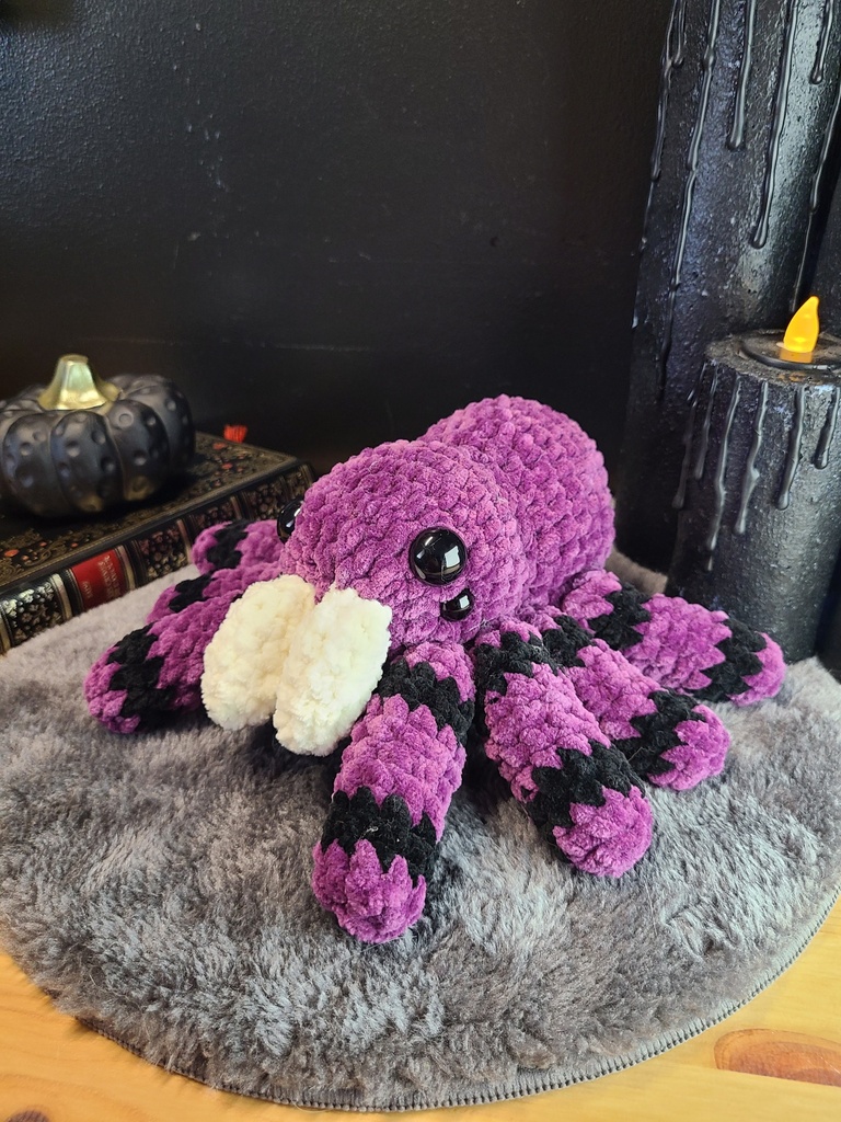 Araignée en crochet halloween