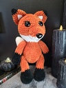 Peluche Renard en crochet doux