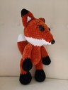 grosse peluche renard fait main