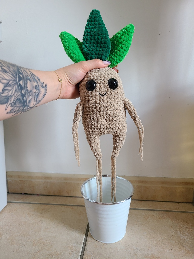 Patron Mandragore amigurumi