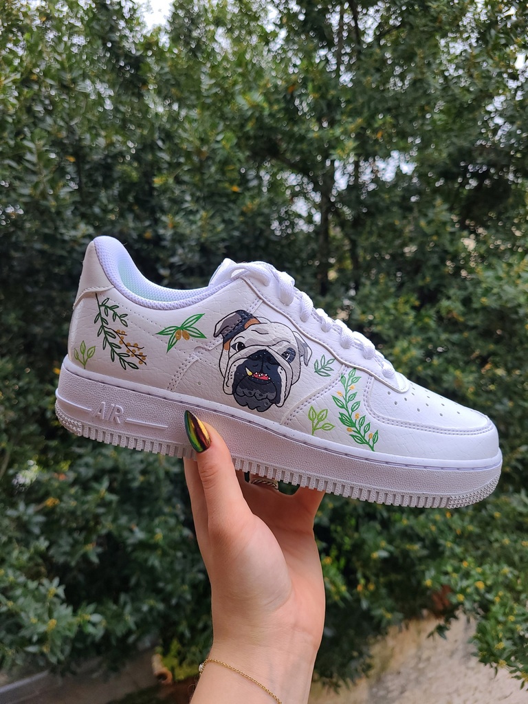 Custom Air Force 1 Chien