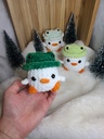 Oie chapeau grenouille en crochet