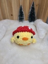 Poussin champignon crochet