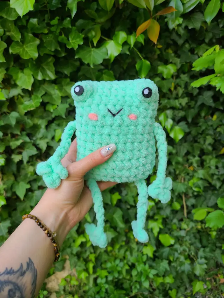 peluche grenouille