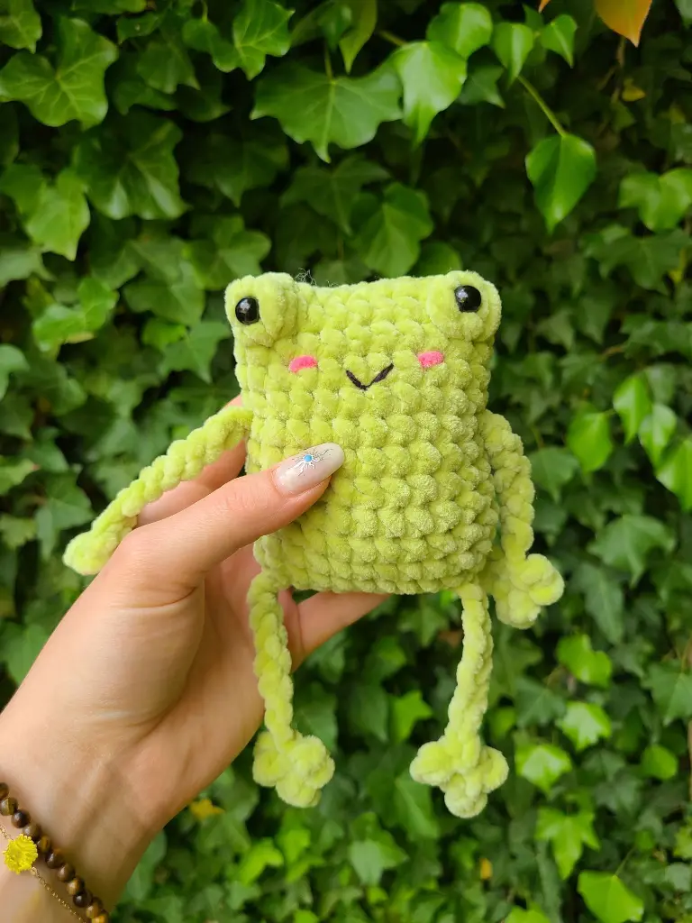 grenouille carré crochet