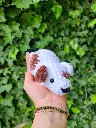 mini chien crochet