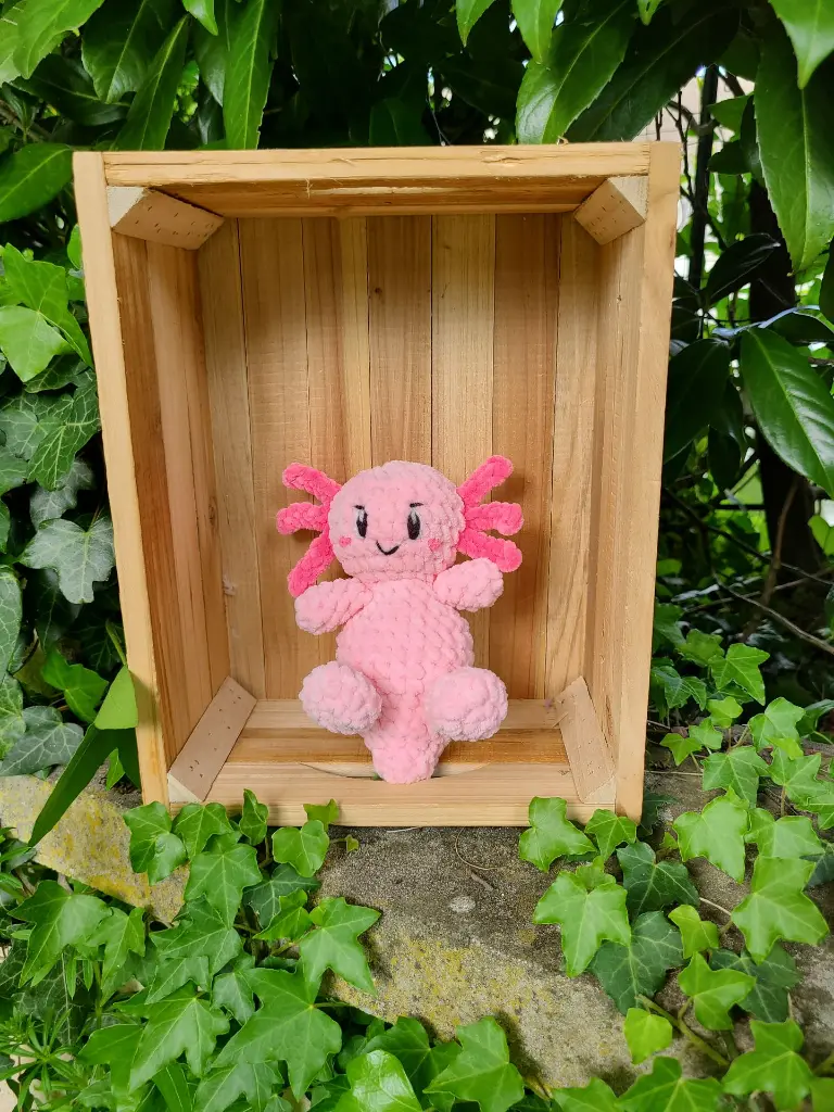 peluche axolotl