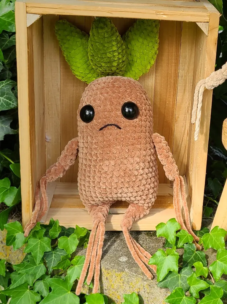 patron amigurumi mandragore