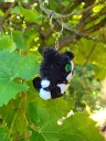 Porte clefs chat crochet