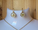 Boucles d'oreilles Abeille